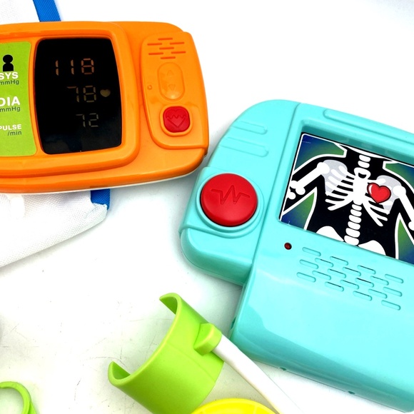 Doctor Kit Toy Playset 11pc Set Sounds Children Kids Hospital Care Carry Bag - Picture 6 of 8